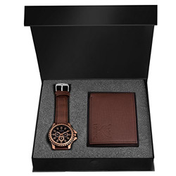 LORENZ Leather Men Wallet (Brown)
