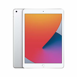 New Apple iPad (10.2-inch, Wi-Fi, 32GB) - Silver (Latest Model, 8th Generation)