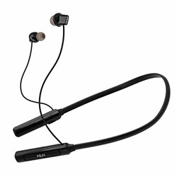 Akai Bluetooth Wireless Neckband Earphone Zippy ZY100 up to 20hrs Long Playtime Deep Bass with 10MM Drivers & Magnetic Buds