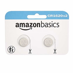 AmazonBasics CR1620 Lithium Coin Cell, 2-Pack