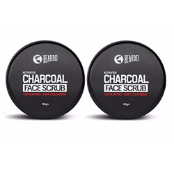 Beardo Charcoal Face Scrub 100gm (Pack of 2)