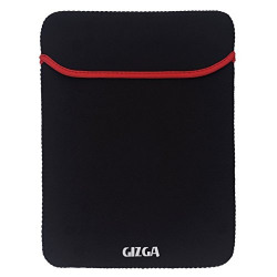 GIZGA 13.3inch Protective Reversible Laptop Sleeve (Black +Red)