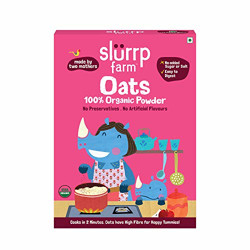 Slurrp Farm Natural Oats Powder | Instant Healthy Wholesome Food, 250 G