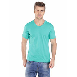 Jockey Men's V-Neck Cotton T-Shirt (8901326135044_2726_Deep Atlantis_XX-Large)