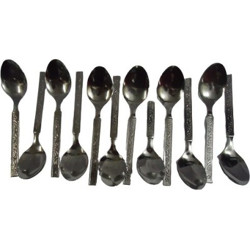Amega star Stainless Steel Medium Dinner/Table Spoon Set (Pack of 12) Multi user Stainless Steel Table Spoon Set(Pack of 12)