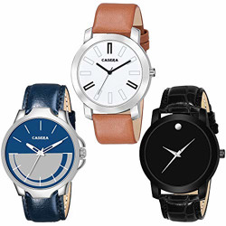 Casera Stylist Analog Watch Combo Set for Men Pack of - 3