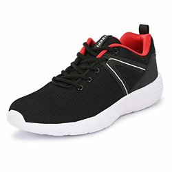 Fusefit Men's Bambino Black Running Shoes-8 UK (42 EU) (9 US) (FFR-358_8)