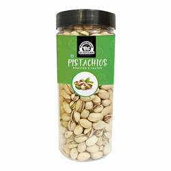 WONDERLAND FOODS (DEVICE) Healthy Dry Fruit Tasty Nut Roasted & Salted Jumbo California Size Pistachio - (500 Gram) - Jar