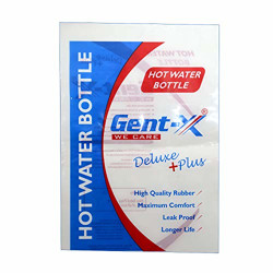 Gent-X Deluxe Rubber Hot Water Bag 2 L Multi color for pain relief