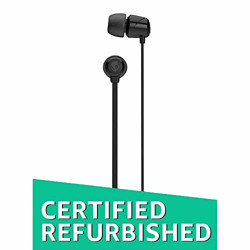 (Renewed) Skullcandy JIB S2DUDZ-003 In-Ear Headphone (Black)
