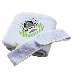 B3Fashion Imported 100% Premium Soft Cotton Baby Hooded Blanket