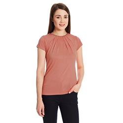 United Colors of Benetton Women's Body Blouse Top (16A3CV4E9644IA14L_Rose Pink)