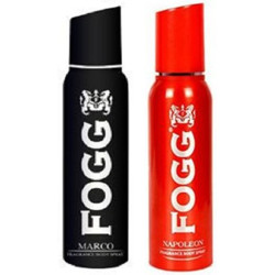 Fogg Regular Marco + Napolean Body Spray 120ml*2Pcs FR2098 Body Spray  -  For Men & Women(240 ml, Pack of 2)