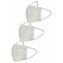W For Woman Unisex Face Mask (Pack of 3) (9MK00012_White_FS)