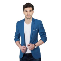 The club Solid Men's Blazer Starts at Rs.1525.