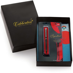 57% Off : elebration 2021 Special Moments Diary Giftset with Cello Signature Indulge Ball Pen - A5 Diary Ruled 330 Pages  (Black, Pack of 2) at Rs.279
