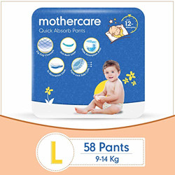 Mothercare Diaper Pants Extra Absorb Large- 58 Pcs