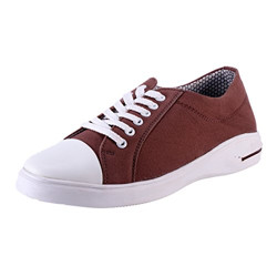 Vokstar Men Brown Synthetic Sneakers (NB8005_Brown_8) - 8 UK