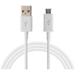 Remembrand 2.1A Turbo Fast 2.4 A 1 m Micro USB Cable(Compatible with Mobile Phone, Tablet, White, One Cable)