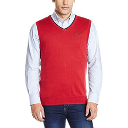 Puma Men's Cotton Sweater (4055263490552_83589602_X-Small_Scooter)