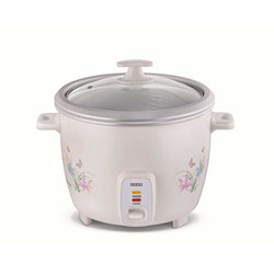 Usha 3718 1.8L 700 Watt Automatic Rice Cooker(White)