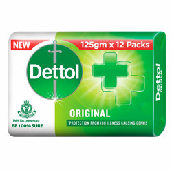 Dettol Original Soap - 125 g (Pack of 12)
