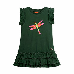 Cherry Crumble Cotton Dress (WS-DRS-9115_Green_2Y)