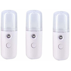 Tryviz Automatic Portable Mini Sanitizer Spray Machine for Currency, Car, Home, Office, Bank, Mobile Care Personal Care Pack of 3 Vaporizer(White)