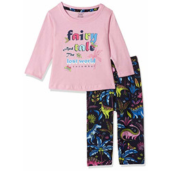 CUCUMBER Baby Girls Regular Clothing Set (Z2052 B_pink_S)