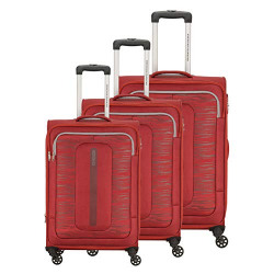 American Tourister Brisbane Polyester Red Softsided Luggage Set (FJ0 (0) 00 004)