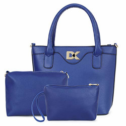 Diana Korr Women's Handbag Set of 3 | Blue