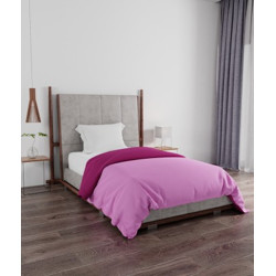 Portico New York Solid Single Comforter(Microfiber, Purple)
