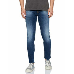 Amazon Brand - Inkast Denim Co. Men's Stretch Slim Jeans (IN-ST-145_Dark Blue_30)