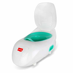 LuvLap Elegant Baby Potty Training Seat with Tissue Box & Lid (Green)