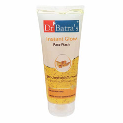 Dr Batra's Instant Glow Face Wash Enriched With Tumeric For Healthy & Glowing Skin - 200 gm