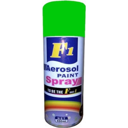 F1 Aerosal Spray paint Green Spray Paint 450 ml(Pack of 1)