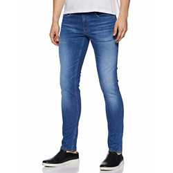 Jack & Jones Men's Slim Fit Jeans (12145927_Medium Blue Denim_31/32)