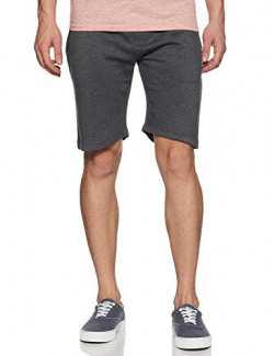 Amazon Brand - House & Shields Men's Regular Cotton Blend Casual Shorts (AW19-HSB-19_Dk Grey Mel_30)