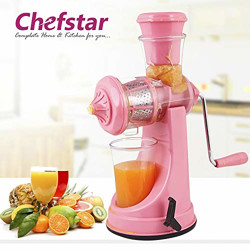 Chefstar Fruit & Vegetable Juicer Plastic juicer, Pink