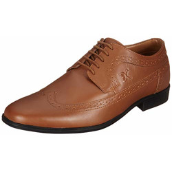 Extacy By Red Chief Men's TAN Leather Formal Shoes-6 UK (40 EU) (EXT147 006)