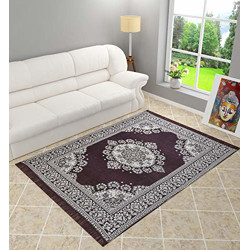 Rinki Home Furnishing 5D Designer Superfine Exclusive Velvet Carpet | Rug | Living Room | Bedroom | Hall | School | Temple | Bedside Runner | 60  inch x 84  inch | 5 Feet x 7 Feet