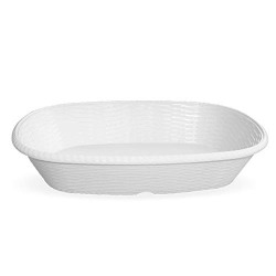 Milton Bread Melamine Basket, White, (14 )