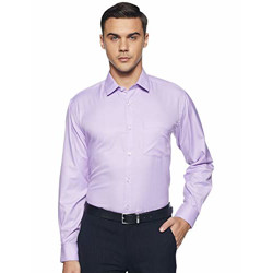 Amazon Brand - Symbol Men's Checkered Regular Fit Full Sleeve Formal Shirt (SY-SS19-FS-575-Purple-42)