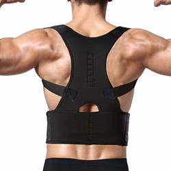 Hinmin Posture Corrector Shoulder Back Support Belt Posture Corrector Therapy Shoulder Belt for Lower and Upper Back Pain Relief for Men and Women (Doctor Posture) (Free Size)