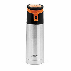 Milton Acme 400 Thermosteel Hot or Cold Water Bottle, 350 ml, Orange