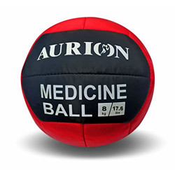 Aurion Medicine Ball Exercise Slam No Bounce Yoga Cross Fit Gym Training Fitness 1 Kg,2 kg, 3 kg,4 kg, 5 kg, 6 kg,7 kg, 8 kg,9 kg, 10 kg Medicine Ball (8 Kg Medicine-Ball)