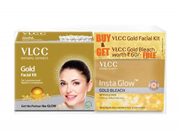 VLCC Gold Facial Kit with Free Gold Bleach, 30 g