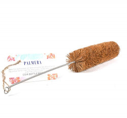 Palmera Coir Fibre Water Bottle Cleaning Brush (22 cm, Brown) (Pack of 1)