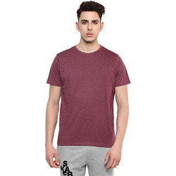 STOP by Shoppers Mens Round Neck Slub T-Shirt Pack of 3 (Brown_Large)