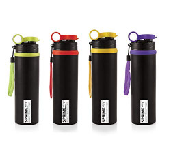 SPRINGWAY - Brand of Happiness | Sporty Stainless Steel Water Bottle 750ml (Multicolor) (Set of 4)
